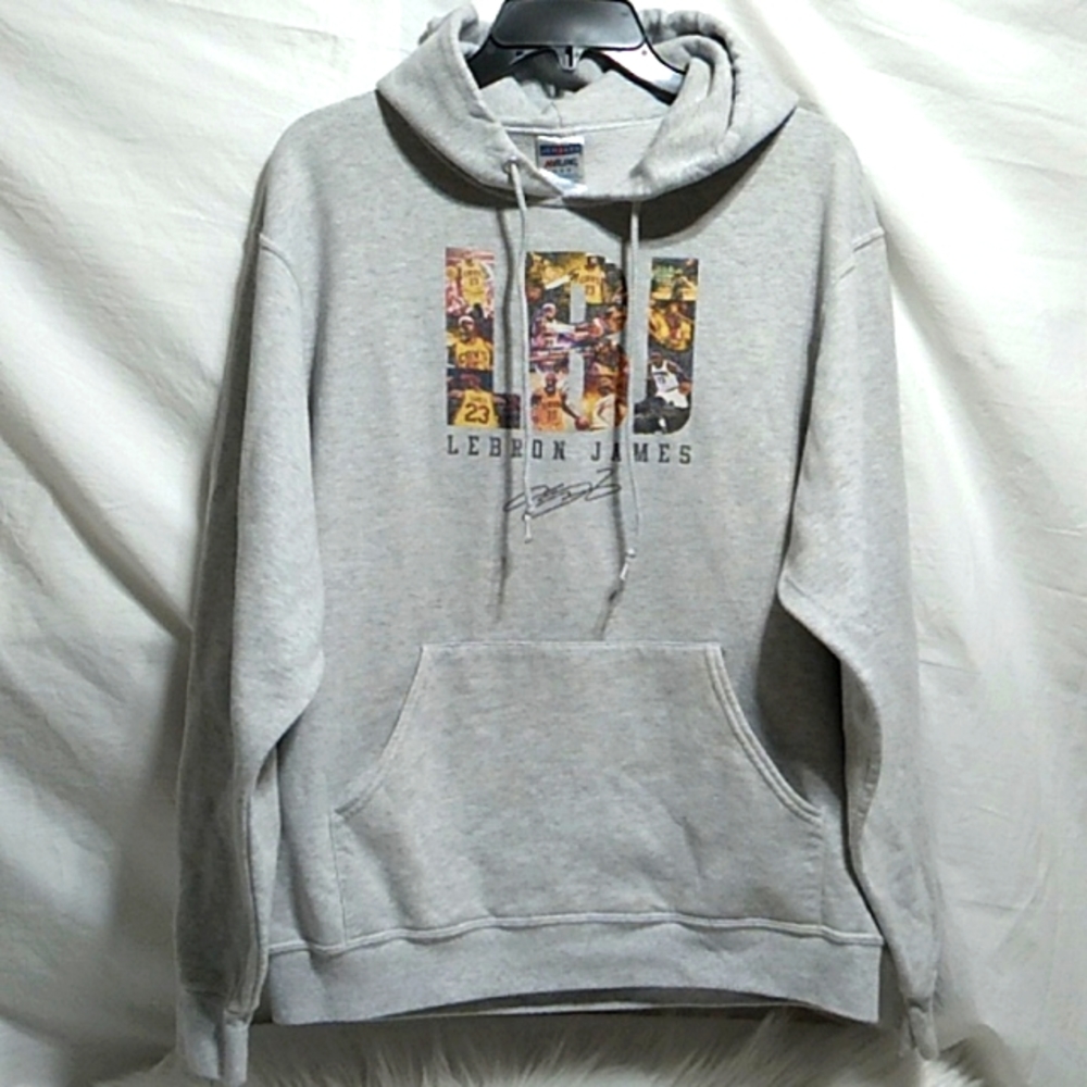 (X-58) SALE! RARE! Lebron James Jerzees Vintage Hoodie Sz.M Unisex